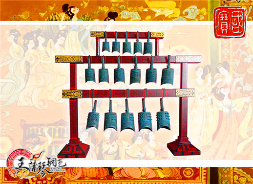 16件套系編鐘、編磬、特鐘、特磬，堂廟祭典用品